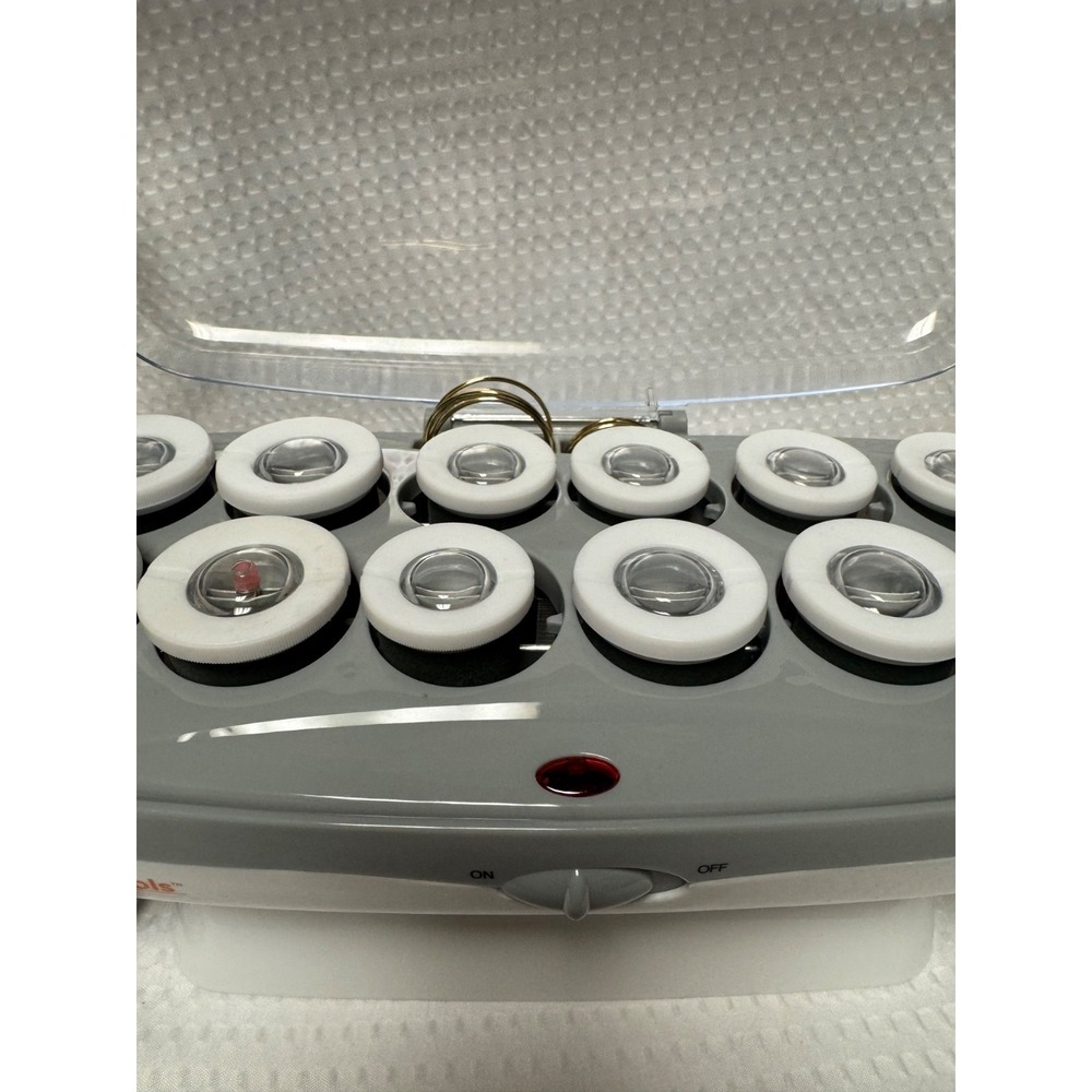 12 Piece Conair Pro Ceramic Tools Porcelain Series Hair Hot Rollers Smooth Style - Picture 4 of 15